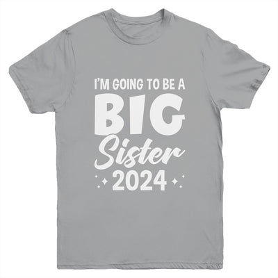 I'm Going To Be A Big Sister 2024 Leveled Up Big Sis Kids Youth Shirt | teecentury