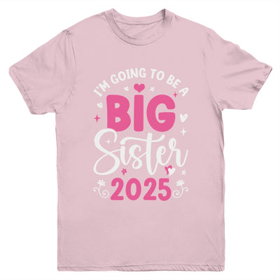 I'm Going To Be A Big Sister 2025 Pregnancy Announcement Youth Shirt | teecentury