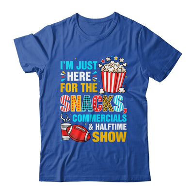 I'm Here For Snacks Commercials And Halftime Funny Football Shirt & Hoodie | teecentury