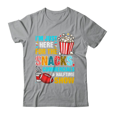I'm Here For Snacks Commercials And Halftime Funny Football Shirt & Hoodie | teecentury