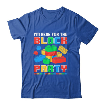 I'm Here For The Block Party Funny Building Boys Girls Kids Shirt & Hoodie | teecentury