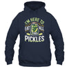 I'm Here To Eat All The Pickles Funny Pickle Jar Lovers Shirt & Tank Top | teecentury