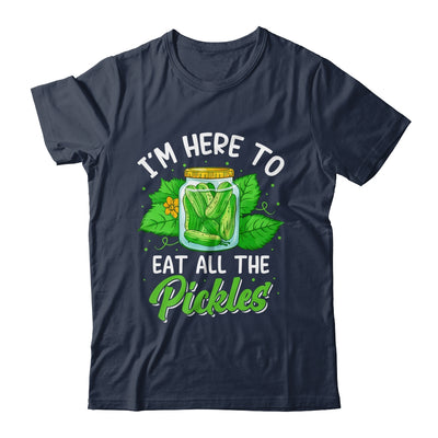 I'm Here To Eat All The Pickles Pickle Cucumber Vegetarian Shirt & Tank Top | teecentury