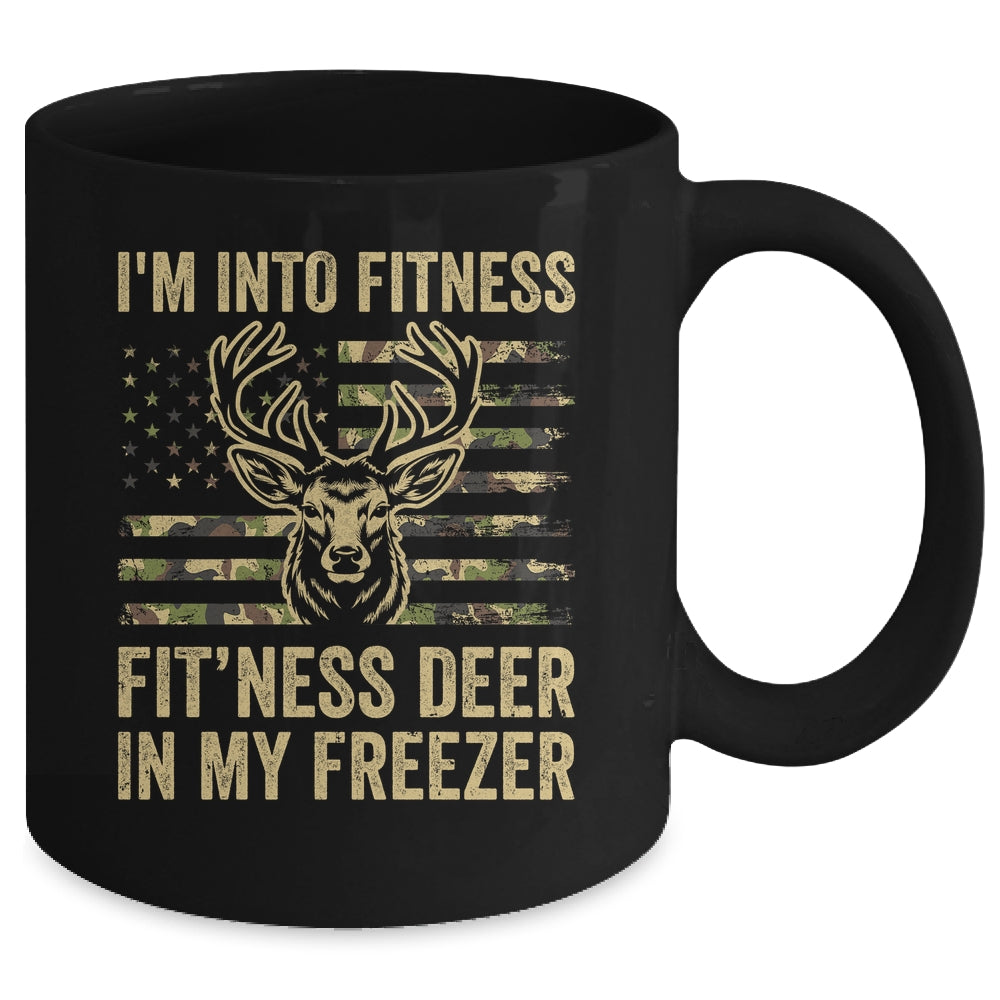 I'm Into Fitness Fit'ness Deer Freezer Men Women Funny Mug | teecentury