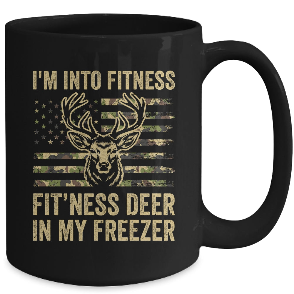 I'm Into Fitness Fit'ness Deer Freezer Men Women Funny Mug | teecentury