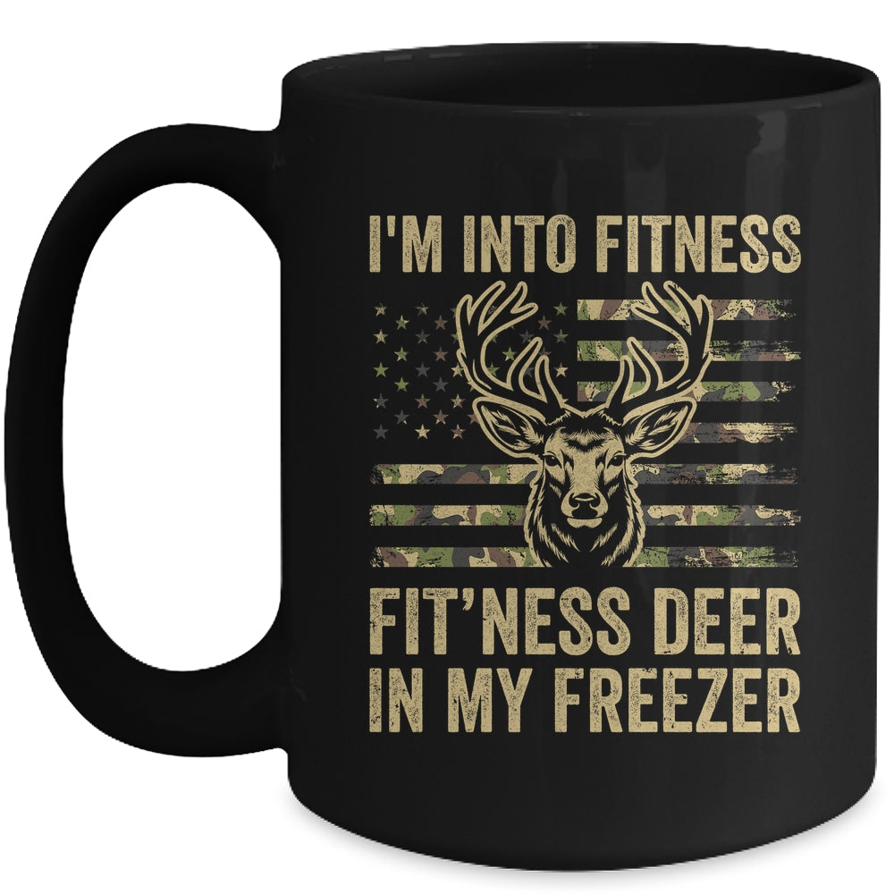 I'm Into Fitness Fit'ness Deer Freezer Men Women Funny Mug | teecentury