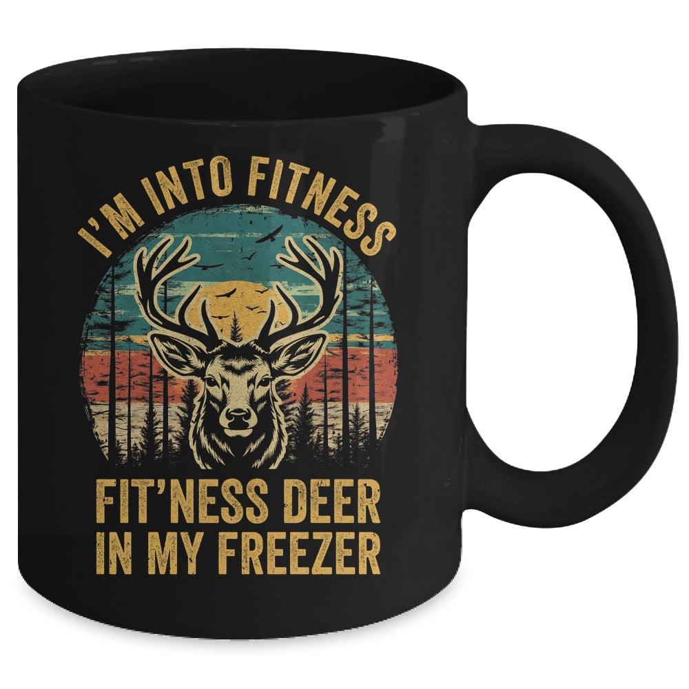 I'm Into Fitness Fit'ness Deer Funny Hunting Men Women Mug | teecentury