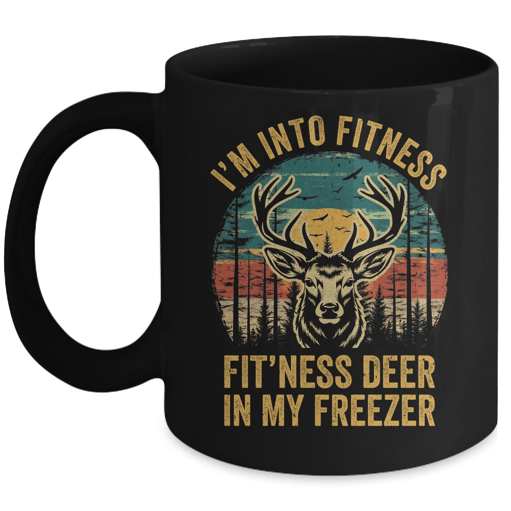 I'm Into Fitness Fit'ness Deer Funny Hunting Men Women Mug | teecentury