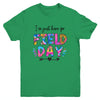 I'm Just Here For Field Day Tie Dye Leopard Last Day School Youth Shirt | teecentury