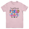 I'm Just Here For Field Day Tie Dye Leopard Last Day School Youth Shirt | teecentury