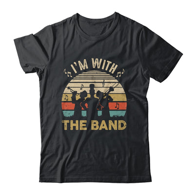 I'm Just Here For The Band Life Funny Retro Marching Band Shirt & Hoodie | teecentury