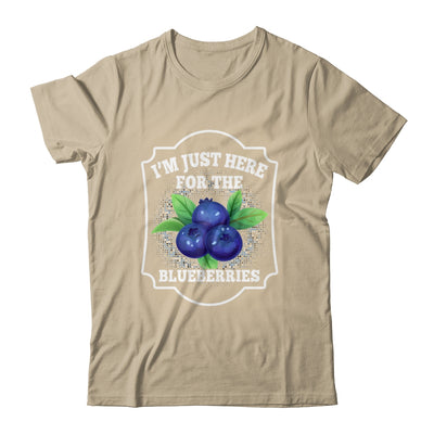 I'm Just Here For The Blueberries Lover Farmer Plant Funny Shirt & Tank Top | teecentury