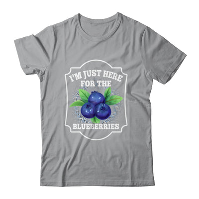 I'm Just Here For The Blueberries Lover Farmer Plant Funny Shirt & Tank Top | teecentury