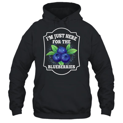 I'm Just Here For The Blueberries Lover Farmer Plant Funny Shirt & Tank Top | teecentury