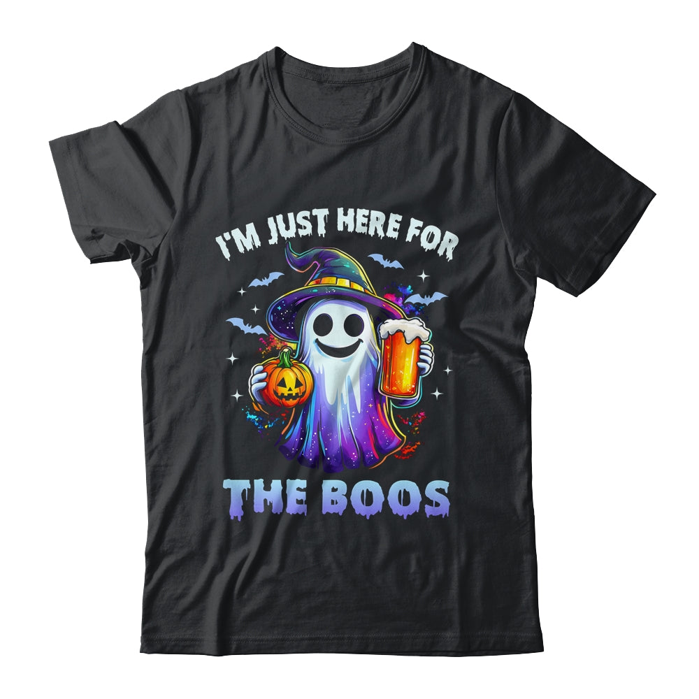 I'm Just Here For The Boos Funny Halloween Men Women Ghost Shirt & Hoodie | teecentury