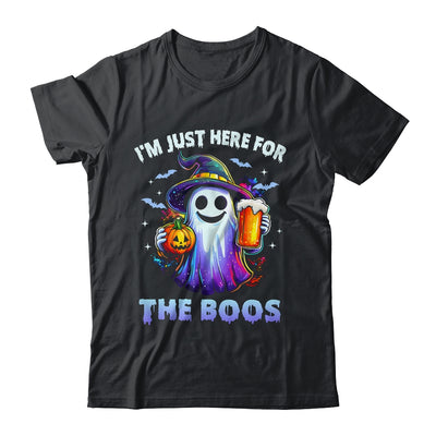 I'm Just Here For The Boos Funny Halloween Men Women Ghost Shirt & Hoodie | teecentury