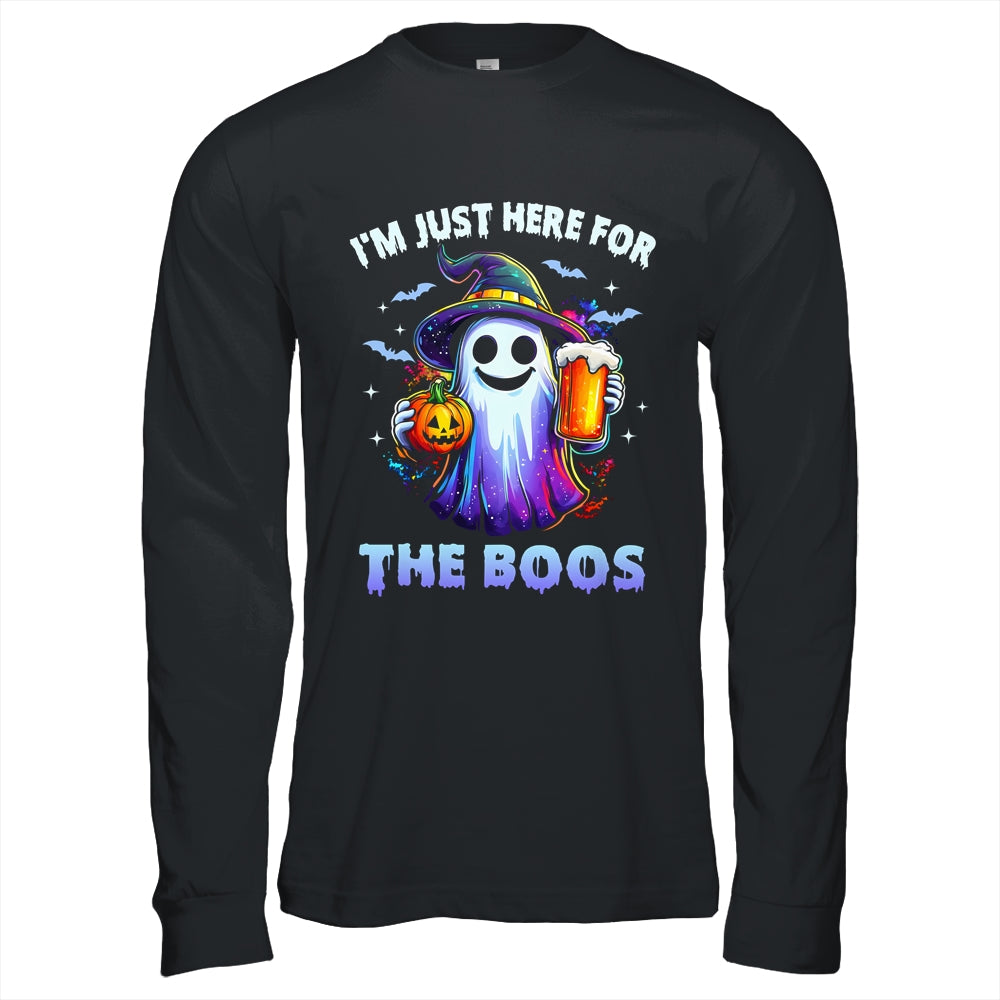 I'm Just Here For The Boos Funny Halloween Men Women Ghost Shirt & Hoodie | teecentury