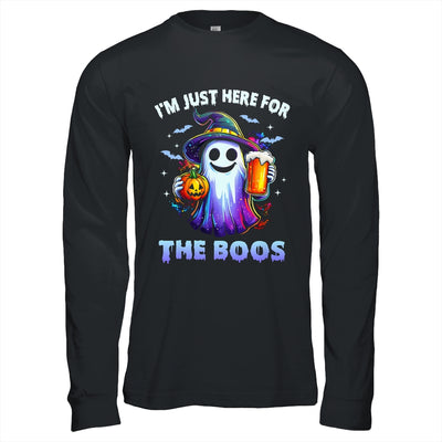 I'm Just Here For The Boos Funny Halloween Men Women Ghost Shirt & Hoodie | teecentury