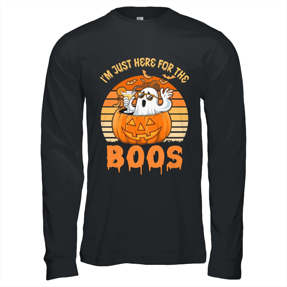 I'm Just Here For The Boos Ghost Funny Men Women Halloween Shirt & Hoodie | teecentury