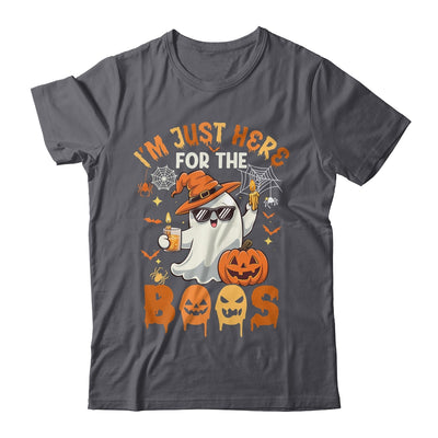 I'm Just Here For The Boos Halloween Ghost Cute Funny Shirt & Hoodie | teecentury