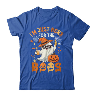 I'm Just Here For The Boos Halloween Ghost Cute Funny Shirt & Hoodie | teecentury