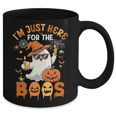 I'm Just Here For The Boos Halloween Ghost Cute Funny Mug | teecentury