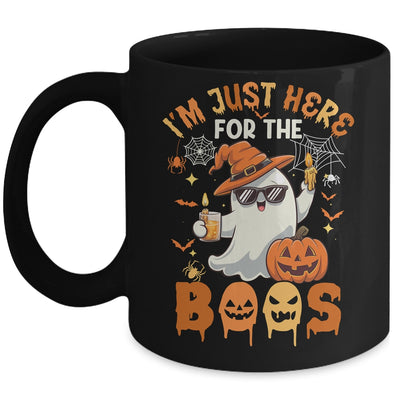 I'm Just Here For The Boos Halloween Ghost Cute Funny Mug | teecentury