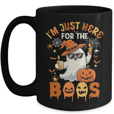 I'm Just Here For The Boos Halloween Ghost Cute Funny Mug | teecentury