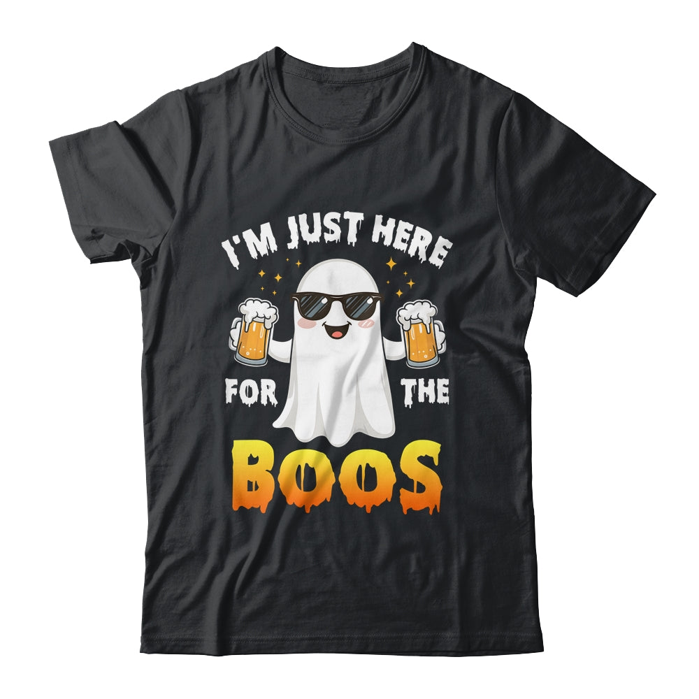 I'm Just Here For The Boos Halloween Party Women Ghost Cute Shirt & Hoodie | teecentury