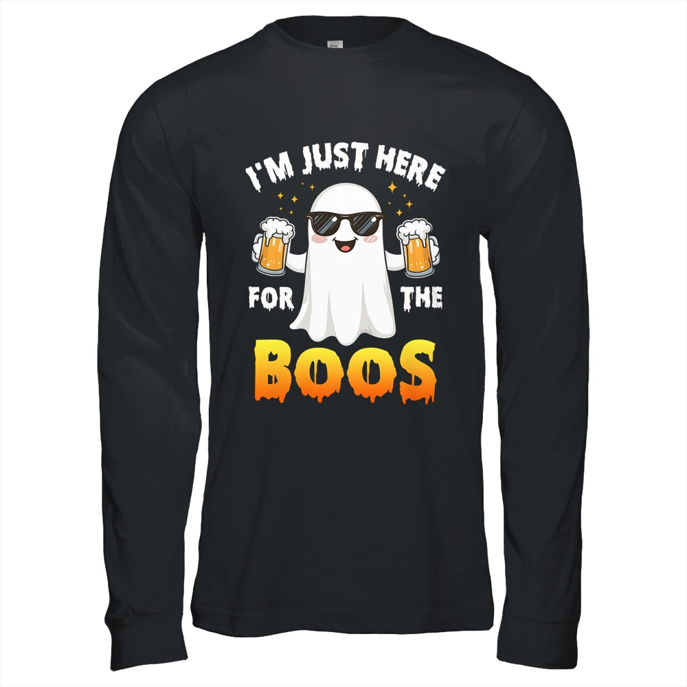I'm Just Here For The Boos Halloween Party Women Ghost Cute Shirt & Hoodie | teecentury