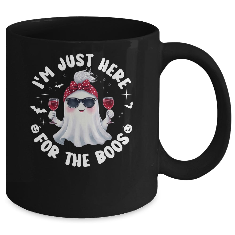 I'm Just Here For The Boos Halloween Women Ghost Cute Mug | teecentury