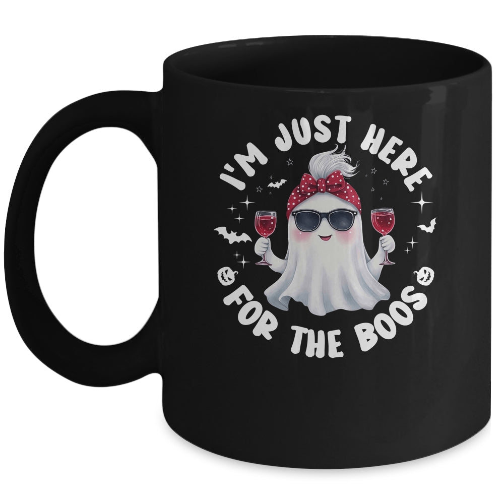 I'm Just Here For The Boos Halloween Women Ghost Cute Mug | teecentury