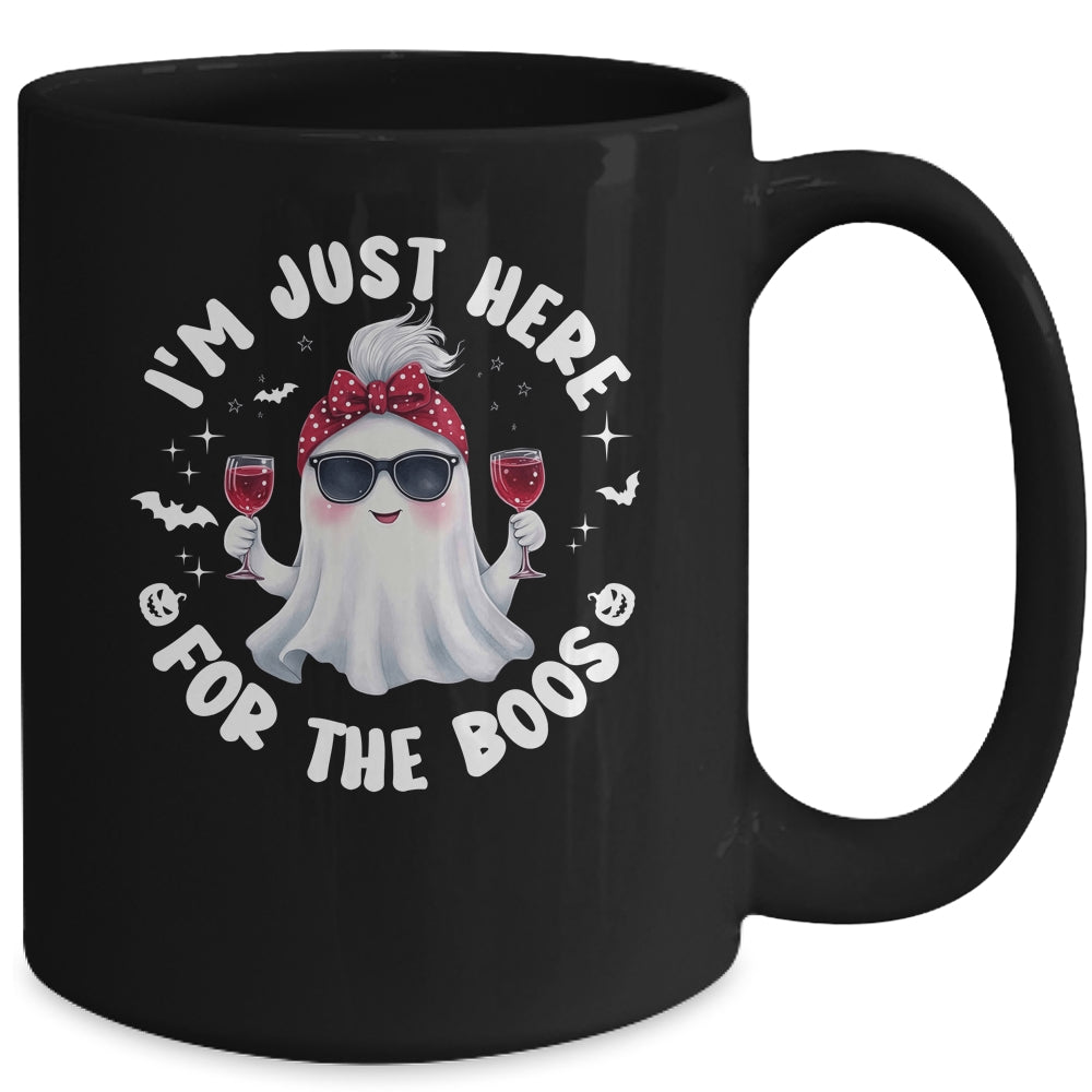 I'm Just Here For The Boos Halloween Women Ghost Cute Mug | teecentury