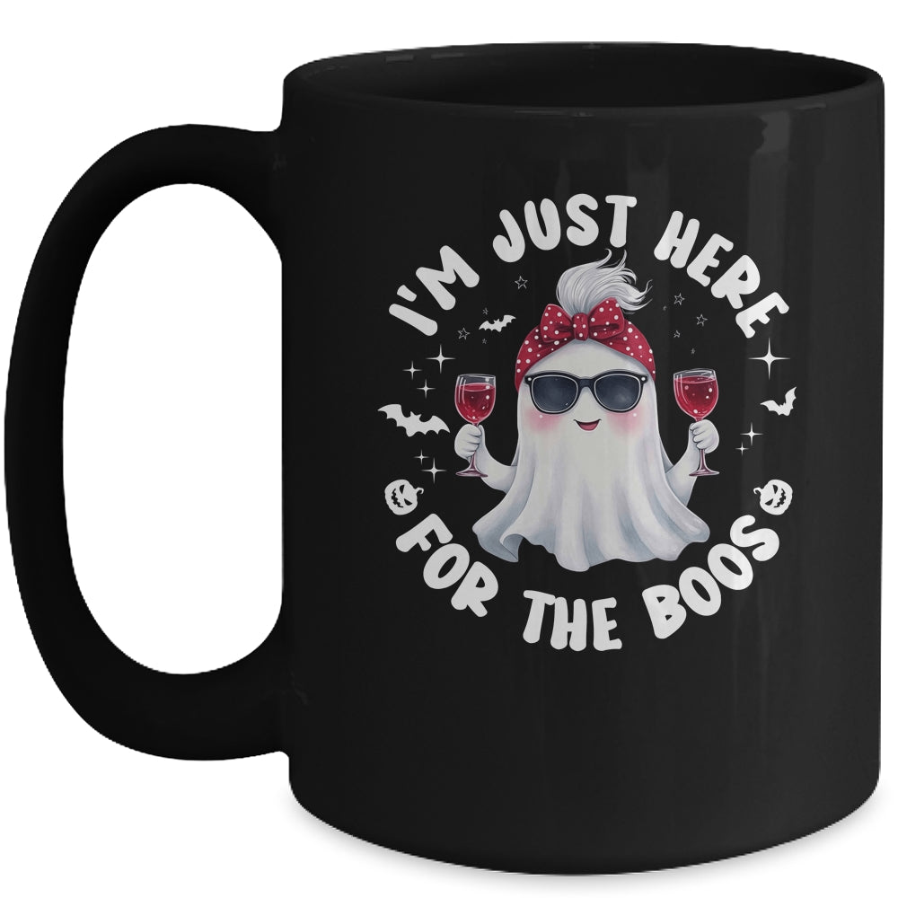 I'm Just Here For The Boos Halloween Women Ghost Cute Mug | teecentury