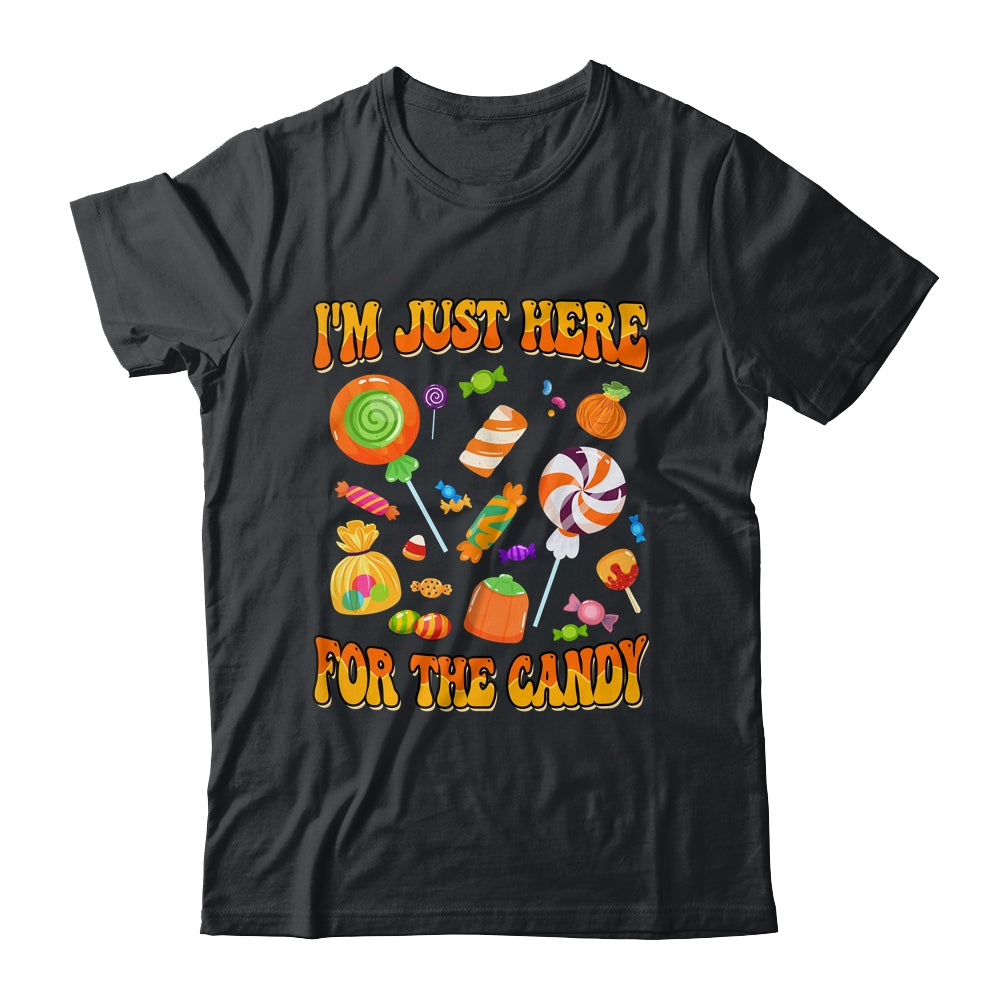 I'm Just Here For The Candy Funny Halloween Shirt & Hoodie | teecentury