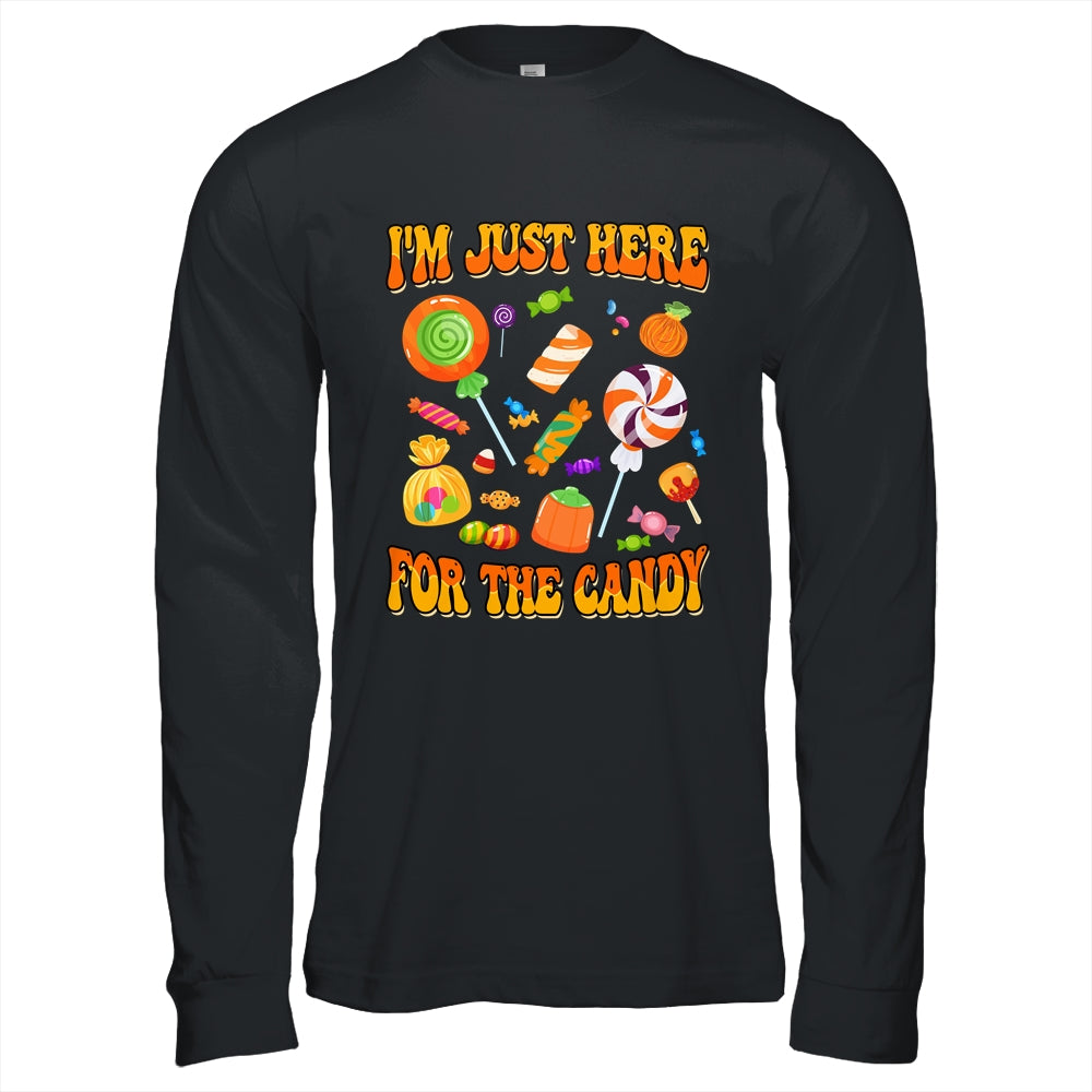 I'm Just Here For The Candy Funny Halloween Shirt & Hoodie | teecentury