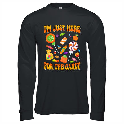 I'm Just Here For The Candy Funny Halloween Shirt & Hoodie | teecentury