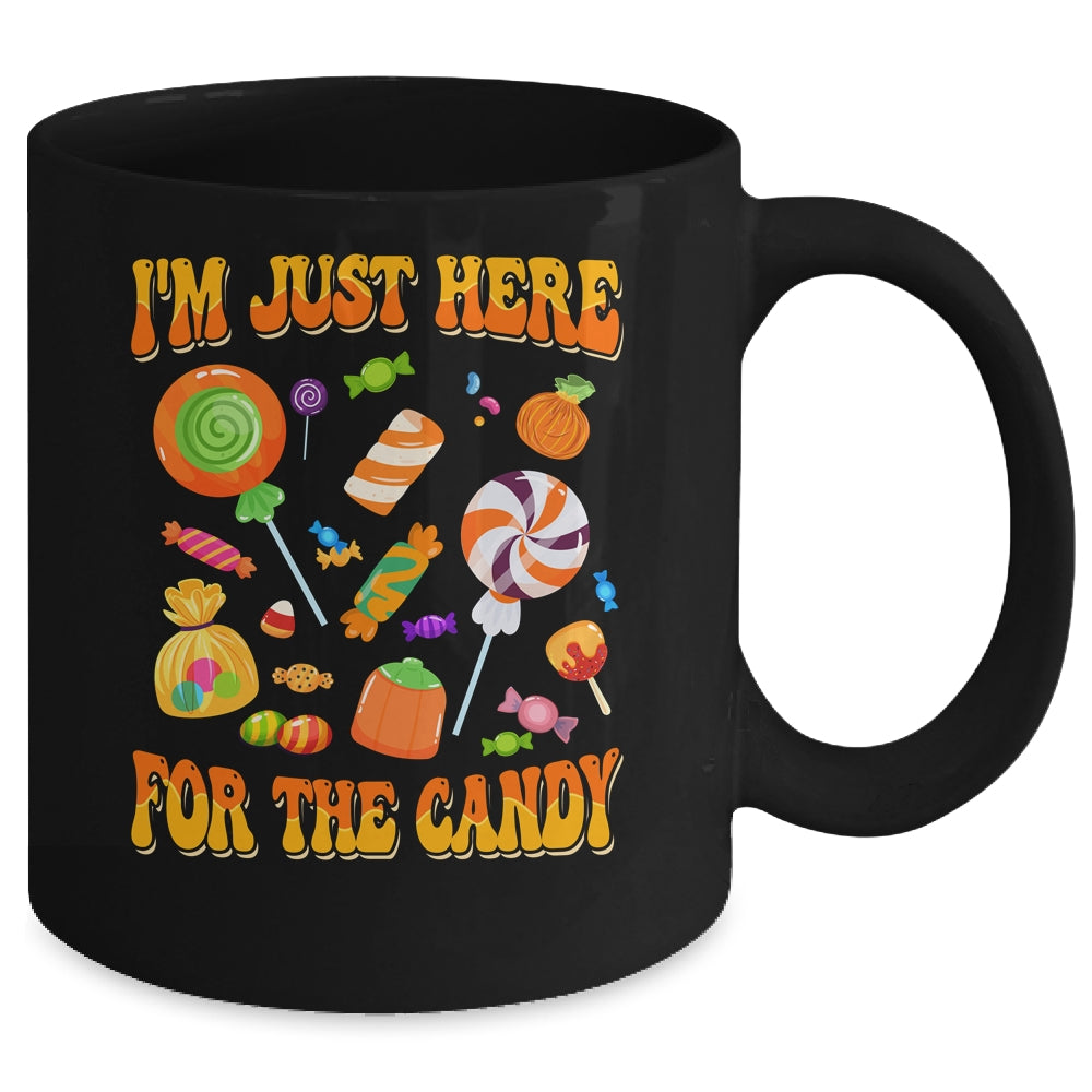 I'm Just Here For The Candy Funny Halloween Mug | teecentury