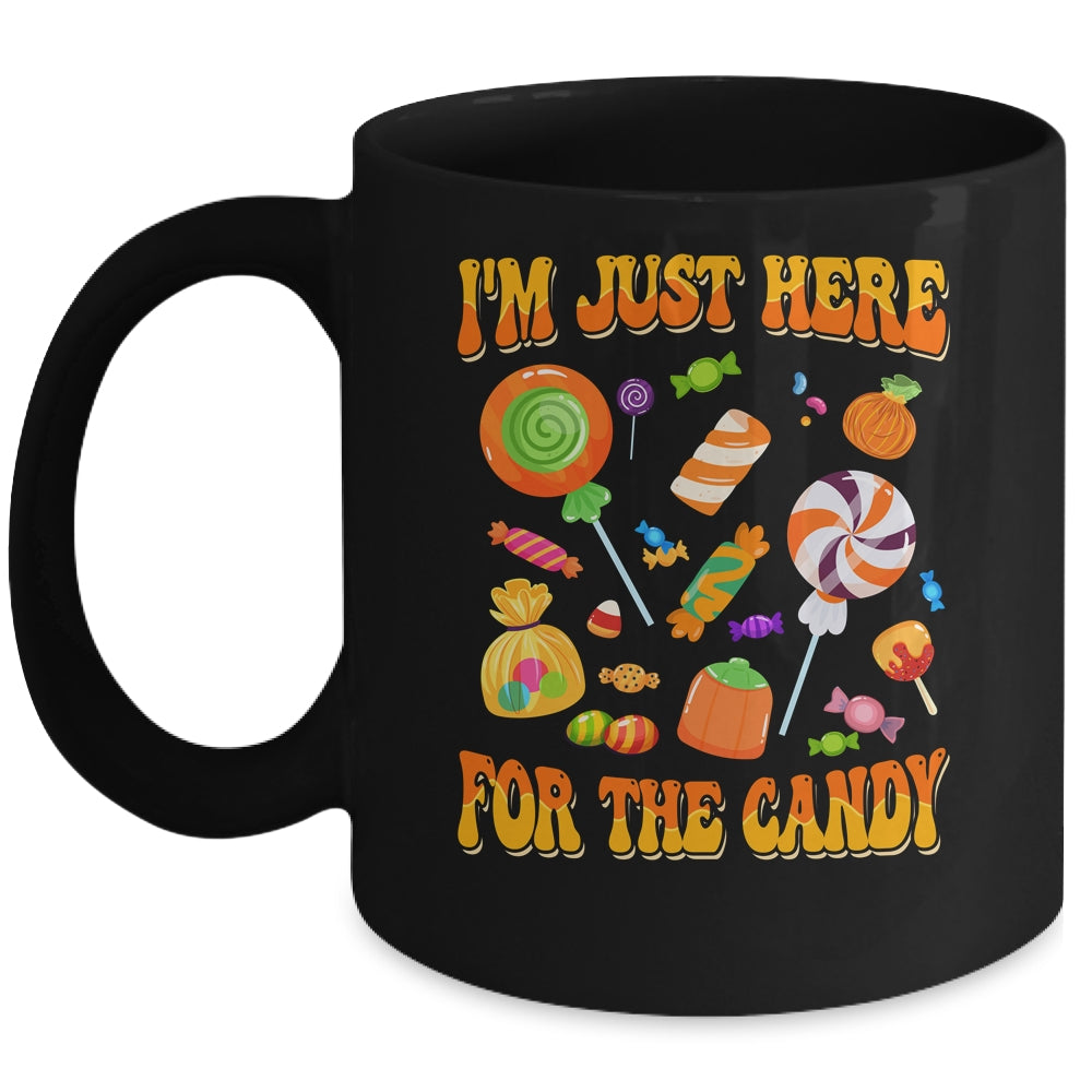 I'm Just Here For The Candy Funny Halloween Mug | teecentury