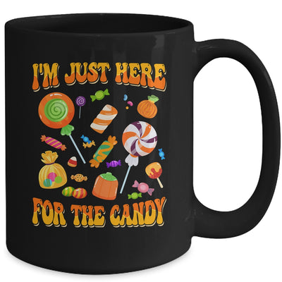 I'm Just Here For The Candy Funny Halloween Mug | teecentury