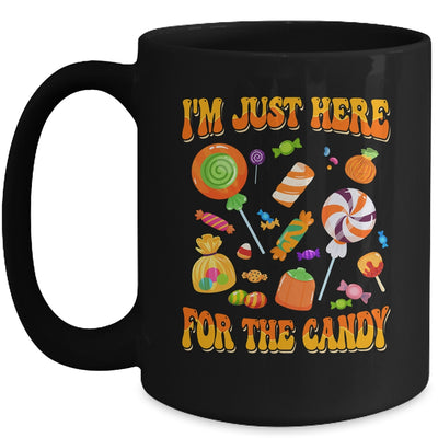 I'm Just Here For The Candy Funny Halloween Mug | teecentury