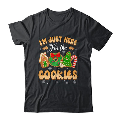 I'm Just Here For The Cookies Funny Xmas Meme Cute Christmas Shirt & Sweatshirt | teecentury