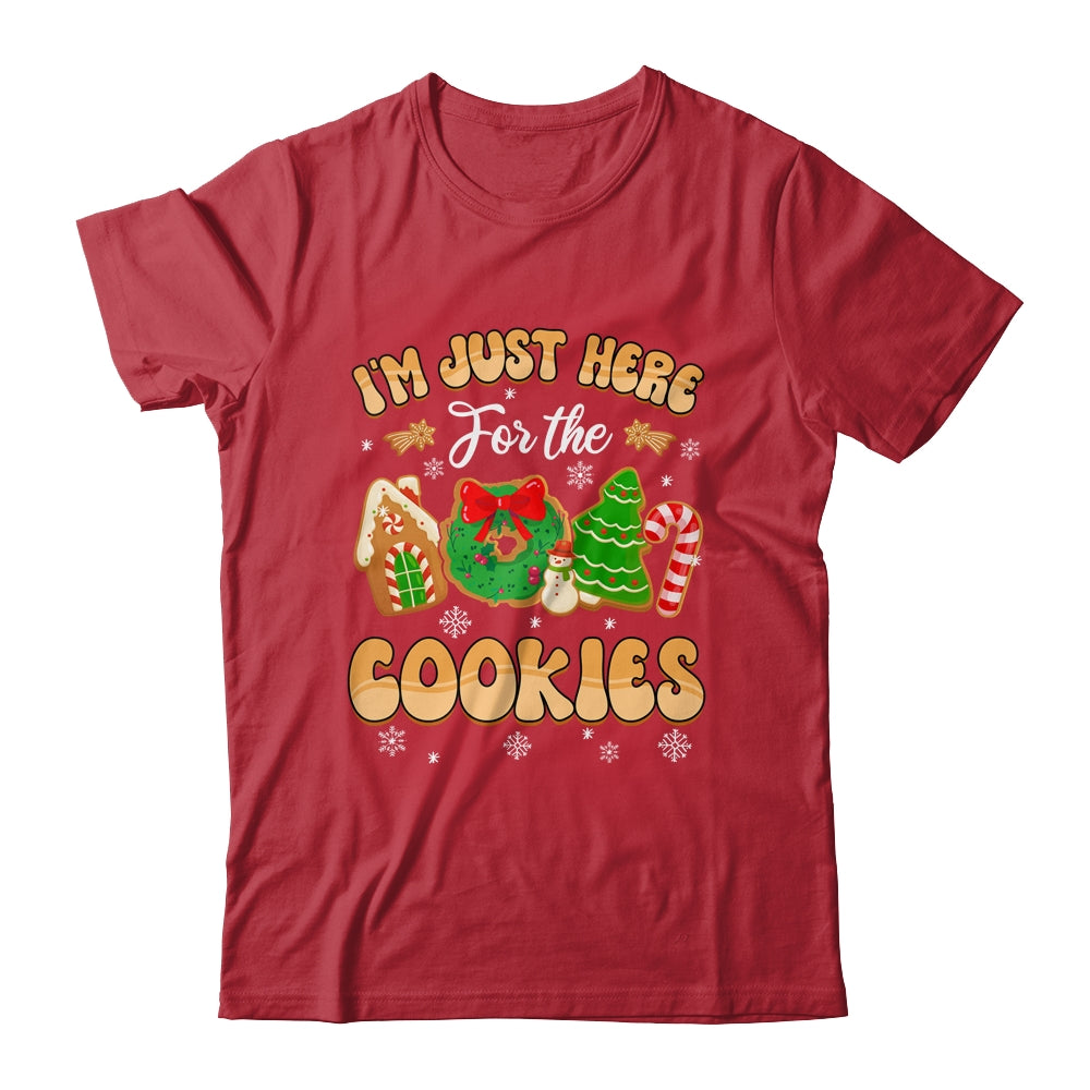 I'm Just Here For The Cookies Funny Xmas Meme Cute Christmas Shirt \u0026  Sweatshirt - Teecentury.com, image size:1000x1000