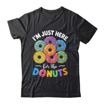 I'm Just Here For The Donuts Lover Funny Humor Donut Day Shirt & Tank Top | teecentury
