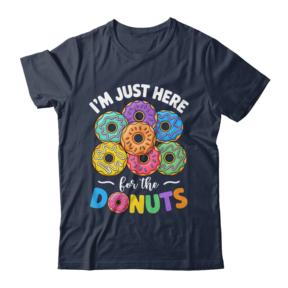 I'm Just Here For The Donuts Lover Funny Humor Donut Day Shirt & Tank Top | teecentury