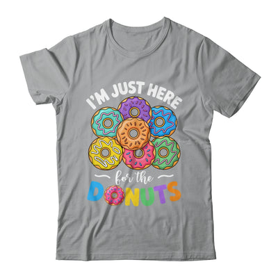 I'm Just Here For The Donuts Lover Funny Humor Donut Day Shirt & Tank Top | teecentury