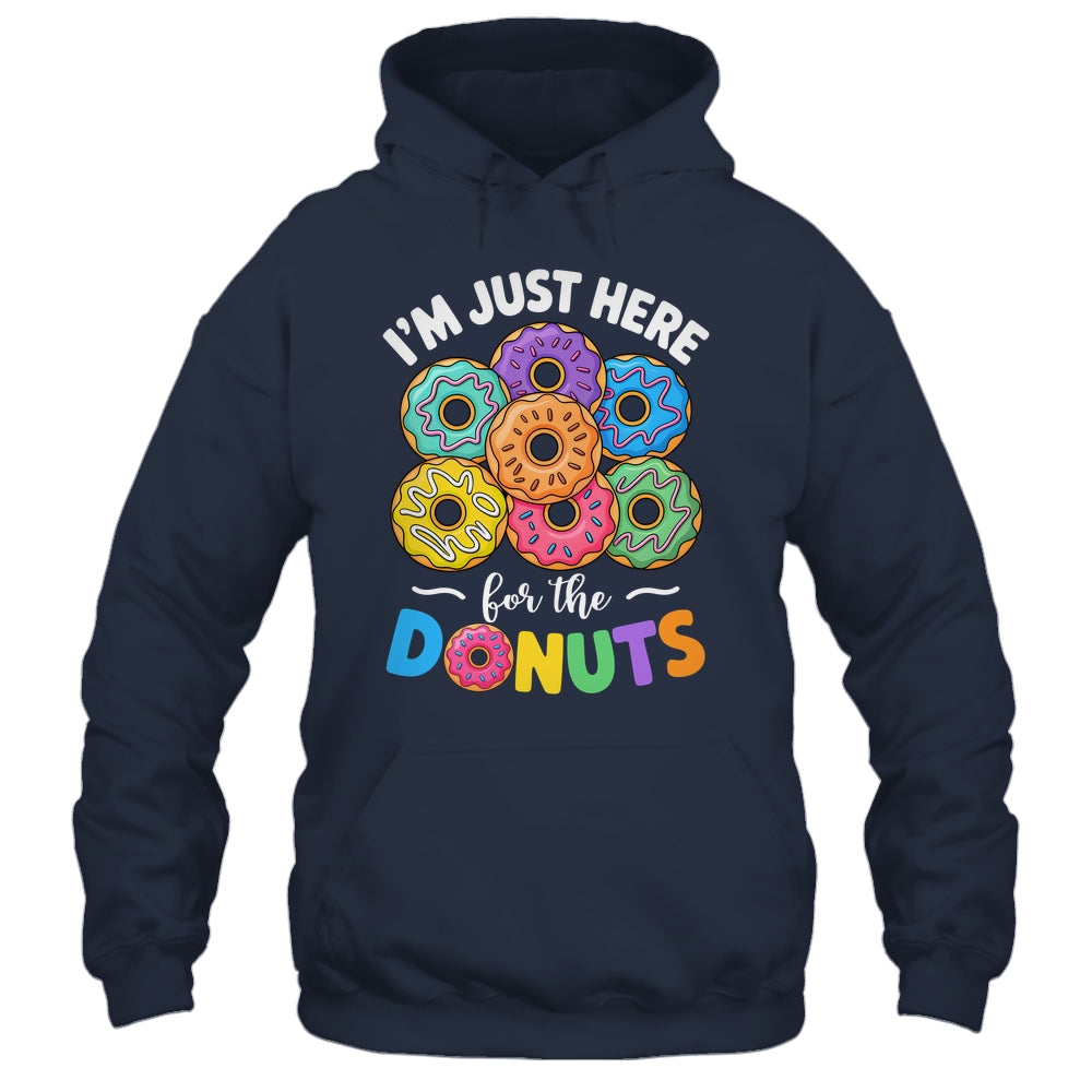 I'm Just Here For The Donuts Lover Funny Humor Donut Day Shirt & Tank Top | teecentury