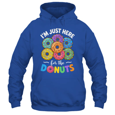 I'm Just Here For The Donuts Lover Funny Humor Donut Day Shirt & Tank Top | teecentury