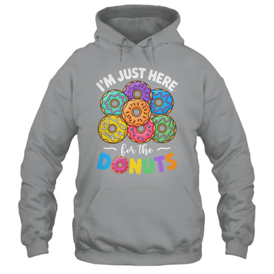 I'm Just Here For The Donuts Lover Funny Humor Donut Day Shirt & Tank Top | teecentury