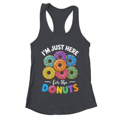 I'm Just Here For The Donuts Lover Funny Humor Donut Day Shirt & Tank Top | teecentury